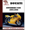 Thumbnail 2004-2006 Ducati Superbike 749R Parts Service Repair Manual